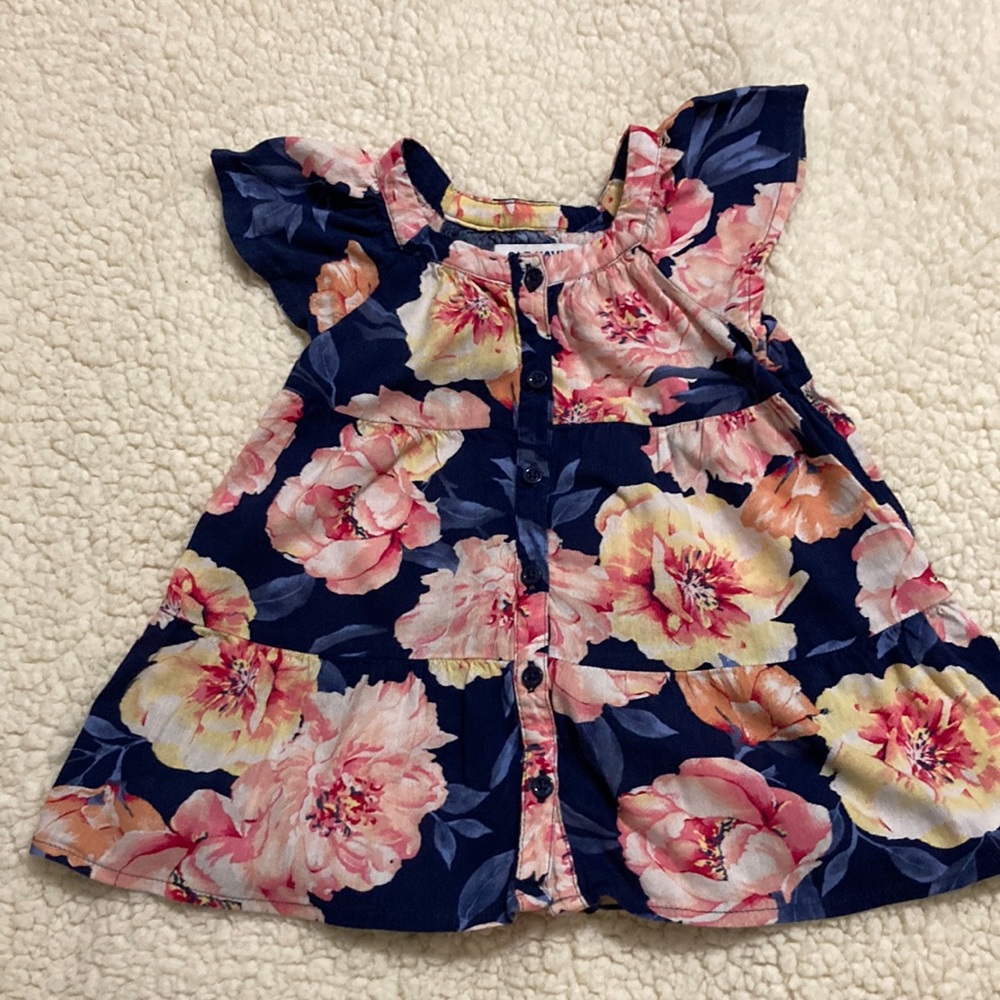 Old Navy floral Dress. Size 12-18M